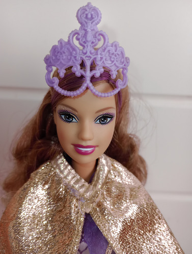 Barbie Las 3 Mosqueteras Morada Viveca (Usado)