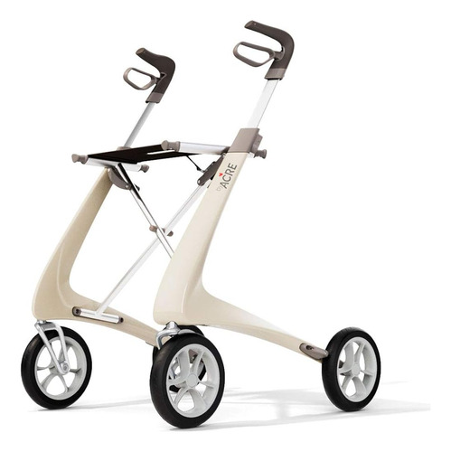 Poracre Carbon Ultralight Rollator Walker Con Bolsa Organiza