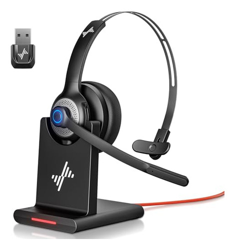 Auriculares Inalámbricos Jiamqishi Con Dongle Usb Negros