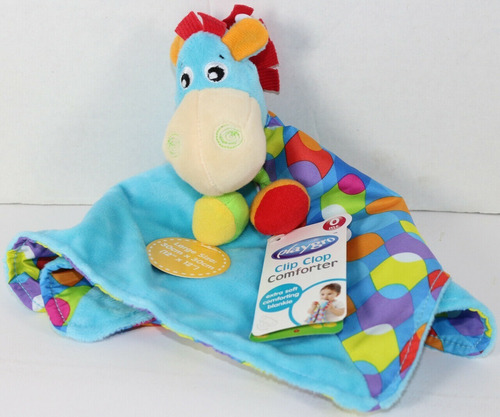 Imagen 2 de 8 de Manta De Apego Bebe Clip Clop Comforter Playgro 183651 Edu