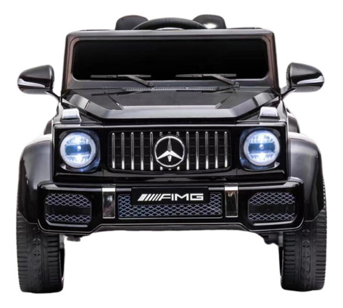 Auto Negro Eléctrico Mercedes Benz 12v 10ah Para Niños