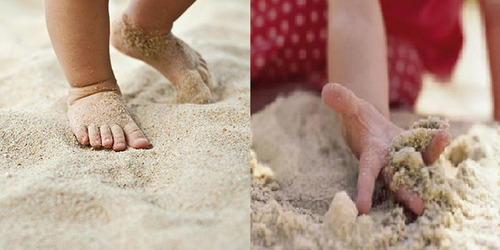 Arena Playa Natural Relajacion Areneros Niños Pecera 7 Kg