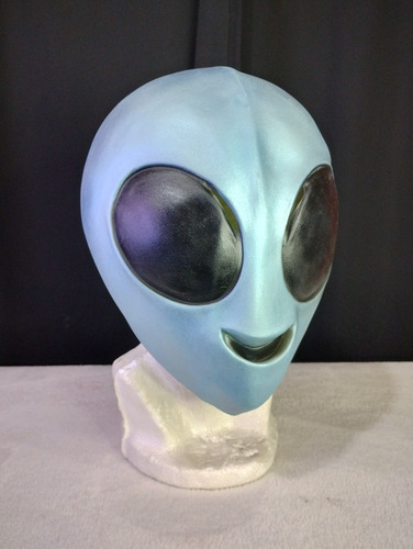 Máscara Alien Latex Emoji, Máscara Divertida Halloween Alien