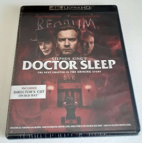 Doctor Sleep ( Doctor Sueño ) 4k Ultra Hd Blu-ray Original