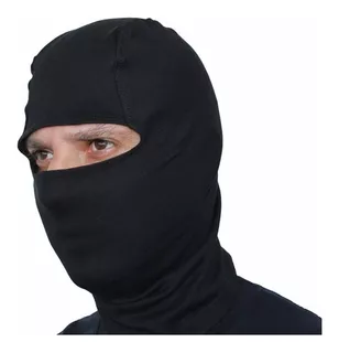 Touca Bandana Ninja Balaclava Proteção Uv50+ Térmica Cor Preto