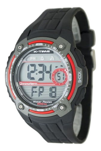 Reloj Hombre X-time Xt03 Cronometro Alarma Sumergible Sport
