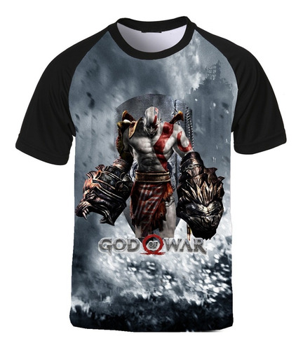 Camiseta God Of War Kratos Guerra Deus Da Guerra Md08