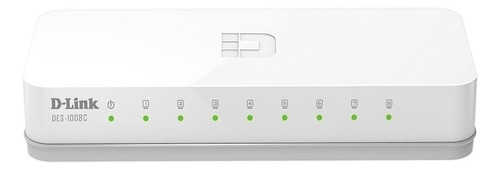 Switch D-link Des-1008c 8 Puertos 10/100 Mbps Unmanaged