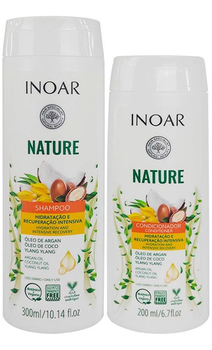 Kit Dúo Nature Hidratación Shampoo 300 Y Acondicionador 200