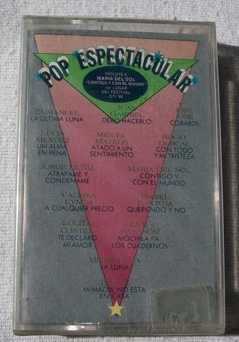 Pop Espectacular  Casete Nuevo 1988 (lucia Mendez Juan Gabr)