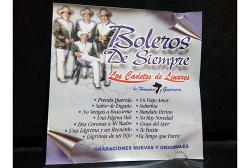 Los Cadetes De Homero Jr. - Boleros De Siempre (cd Original)