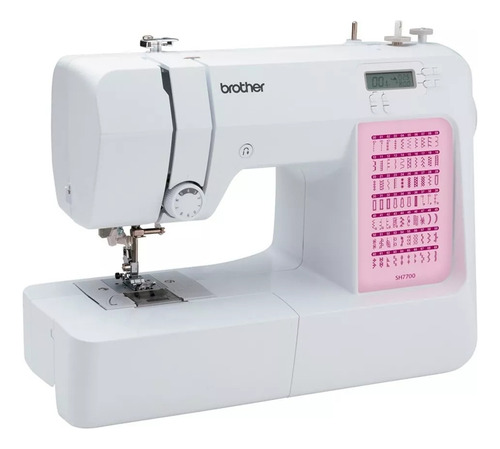Máquina De Coser Brother Digitalizada De 70 Puntadas Blanco/rosa