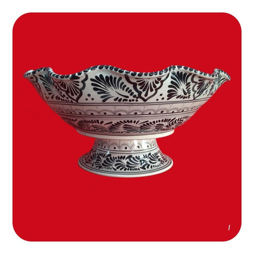 Frutero De Talavera Poblana Grande Color 40 Cm M1 Frt