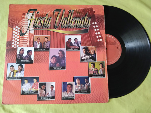 Fiesta Vallenata 1996 Lp Sony Music Colombia Artistas Varios