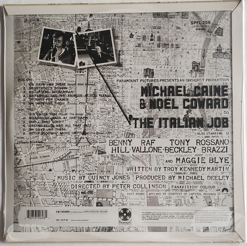 Lp - The Italian Job - Quincy Jones - Importado - Lacrado