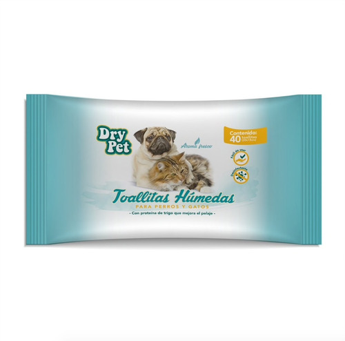 Toallitas Humedas Para Perros O Gatos Dry Pet