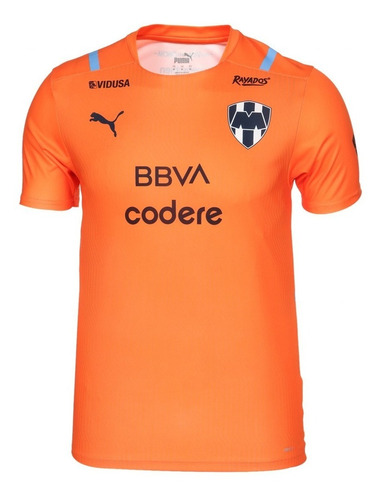 Jersey Playera Puma Entrenamiento Rayados Monterrey Orange