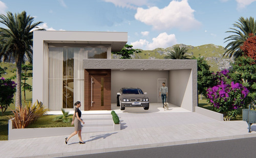 Imagem 3 de 6 de Planta De Casa 3 Quartos - Projeto Arquitetônico Completo