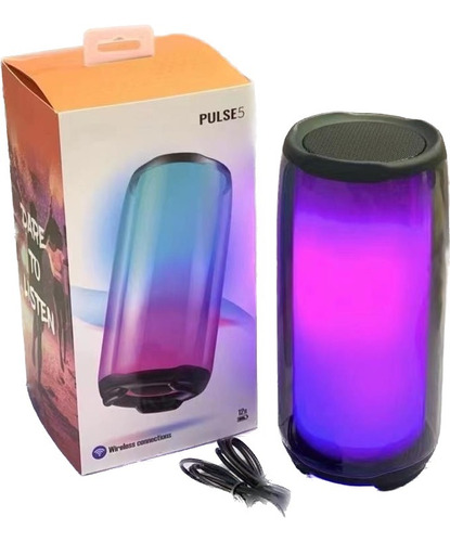 Altavoz Bluetooth Portátil Con Juego De Luces Pulse 5