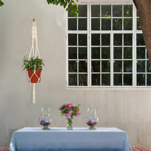 Cesta Colgante For Macetas De Interior Con Forma De Ramé