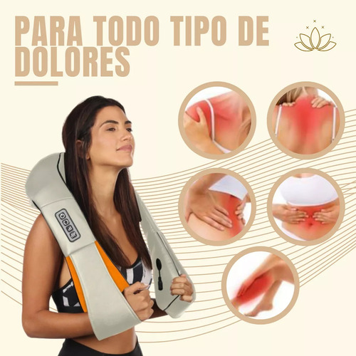 Masajeador Profesional De Espalda Hombro Cuello Relajación