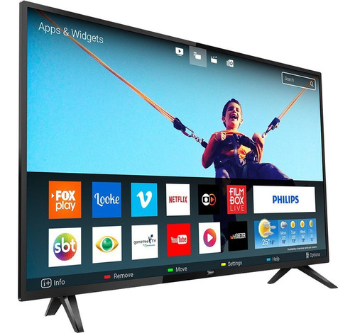 Smart Tv Philips Led 43 Full Hd 2 Usb 2 Hdmi Wi-fi 43pfg5813