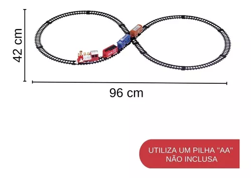 Trenzinho Eletrico Com Trilhos Thomas Trem Kids Infantil