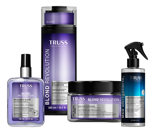 Combo Blond Revolution + Uso Obrigatório Truss (4 Itens)
