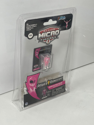 Power Rangers Ranger Rosa Worlds Smallest Hasbro 2021 (Usado)