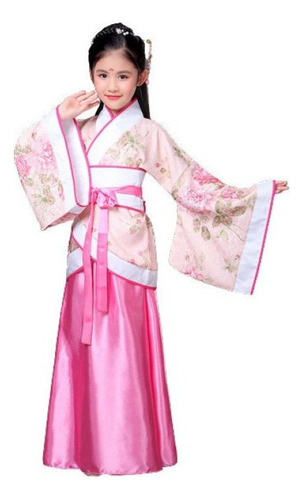 Vestido Tradicional Chino Antiguo Hanfu For Niñas