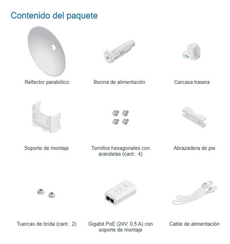 Ubiquiti Powerbeam Pbe-5ac-gen2 25dbi Poe Gigabit Outdoor