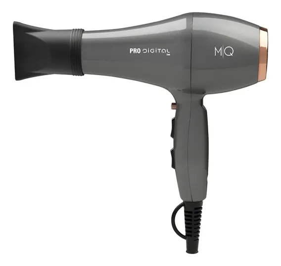 Secador De Cabelo Mq Pro Digital Íon 2600w Cinza-escuro