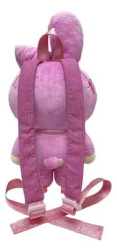 Mochila Backpack Peluche Bt21 Cooky Bts Jungkook 50cm Rosa Liso