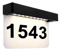 Comprar Numeros For Casa Exterior Con Luz Led Solar Numeros De Casa
