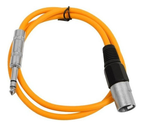 Audio Sismico - Satrxl-m2 - Cable De Conexion Naranja 2 Xlr