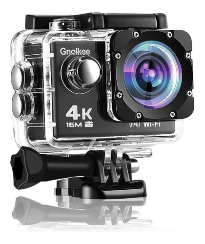 Imagen 1 de 1 de Cámara deportiva Gnolkee AT-30 4K black
