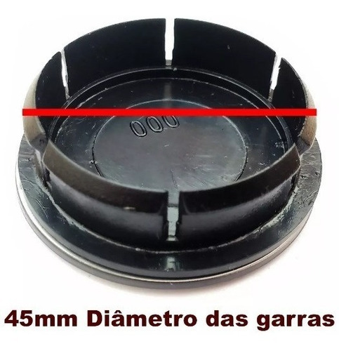 Imagem 3 de 3 de 4 Calota Miolo Tampa Centro Roda Fiat Vermelho Argo Cronos