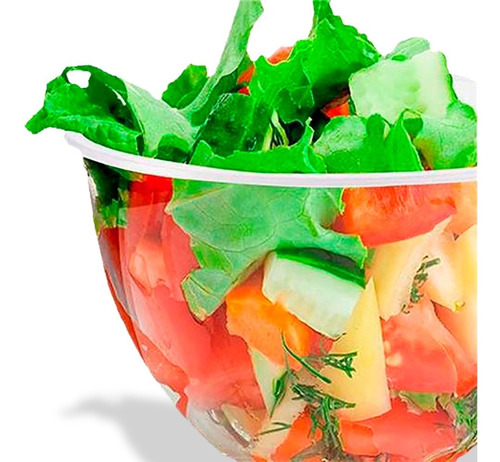 Pote Bowl Freezer Microondas Saladas Comidas Doce Casa250ml Cor Cristal