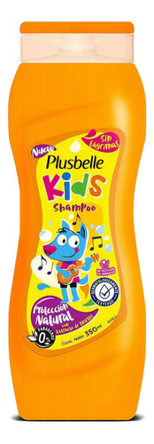 Shampoo Kids Con Extracto De Frutas Plusbelle 350ml Fórmula Protección Natural