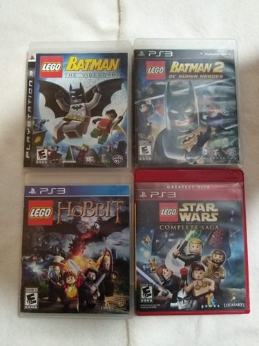 Lote Ps3 Lego ,batman , Lego Star Wars , Hobbit (Usado)