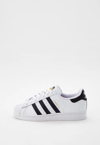 Tenis Superstar Concha Clasicos Blanco Unisex 25mx, Caja adidas Azul (Usado)
