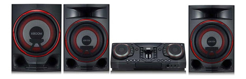 Minicomponente LG Xboom Cl88 Negro Y Rojo Con Bluetooth2900w Color Negro/Rojo Potencia RMS 2900 W 120V