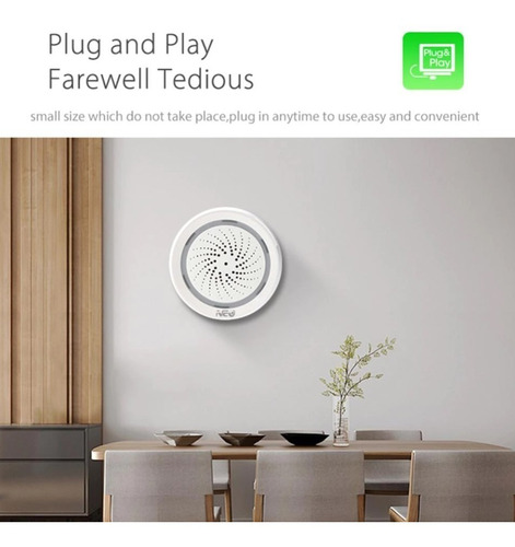Imagen 5 de 10 de Sensor Alarma Wi-fi Inalámbrica Con Aplicación Smart Life