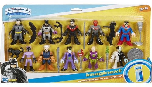 Set De Figuras Coleccionables Dc Imaginex