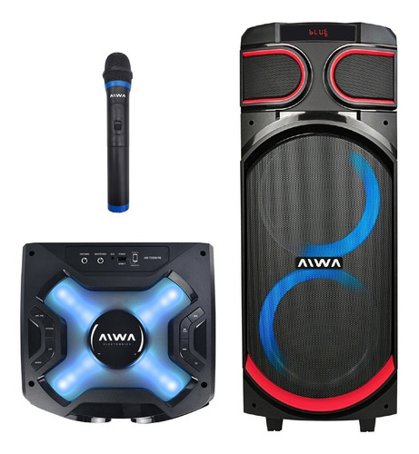 Parlante Torre Bluetooth Aiwa Ring Power Bank 13000w