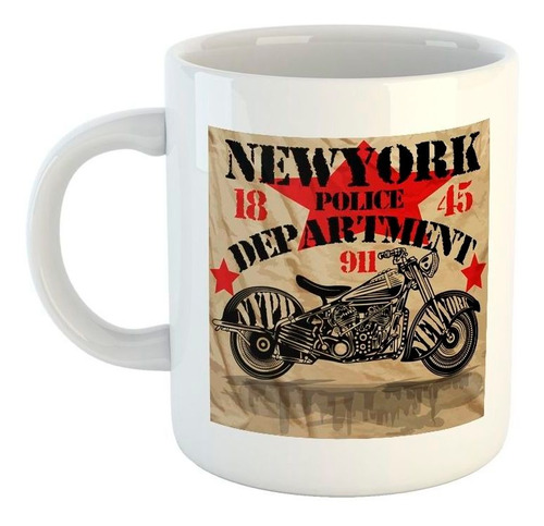Taza De Ceramica New York Police Departament 1845