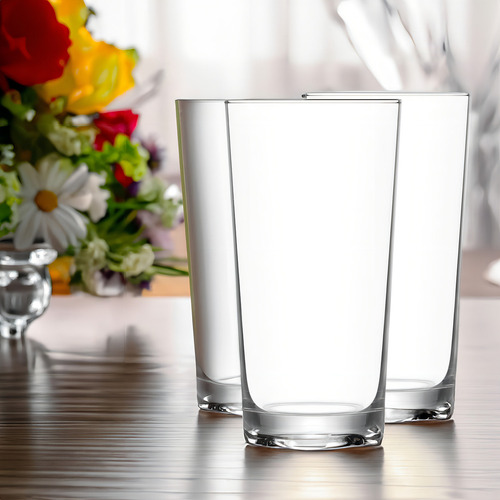 Juego 6 Vasos Lav Highball Jaibolero Jaibol Vidrio 490 Ml Color Cristalino