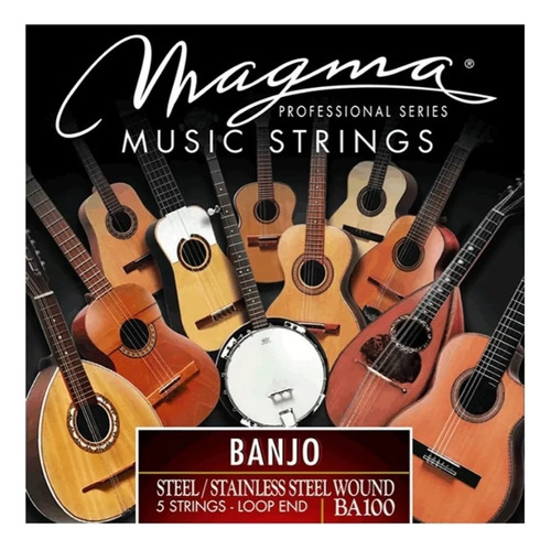 Set De Cuerdas Banjo Ba100 5 Cuerdas