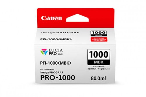 Tinta Canon Pfi-1000mbk Lucia Pro Negro Mate Ink Tank