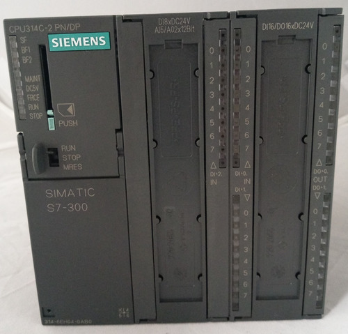 Plc Siemens Simatic S7-300 Cpu 314c-2pn 6es7 314-6eh04-0ab0